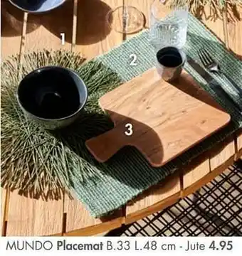Casa Mundo placemat aanbieding