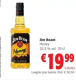 Colruyt Jim Beam Honey 32.5% vol aanbieding