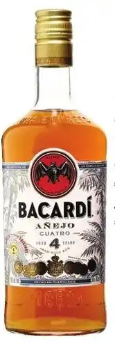 Colruyt Bacardí Añejo Cuatro 40 % vol aanbieding