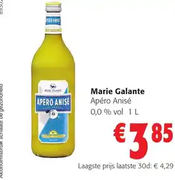 Colruyt Marie Galante Apéro Anisé 0,0% vol aanbieding