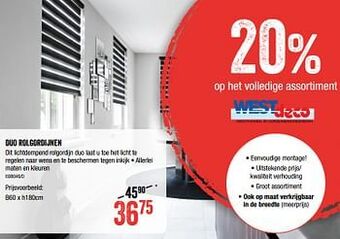 HandyHome Duo rolgordijnen aanbieding