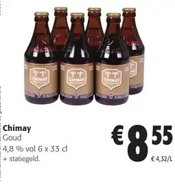 Colruyt Chimay Goud 4.8% vol aanbieding