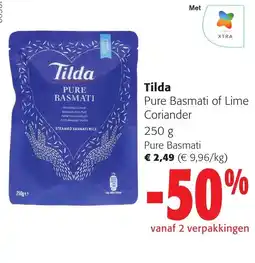 Colruyt Tilda Pure Basmati of Lime Coriander aanbieding