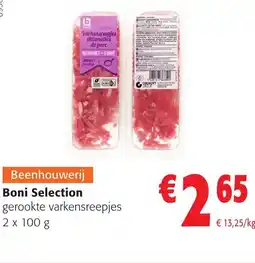 Colruyt Boni Selection gerookte varkensreepjes aanbieding