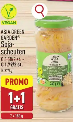 ALDI Asia green garden sojascheuten aanbieding