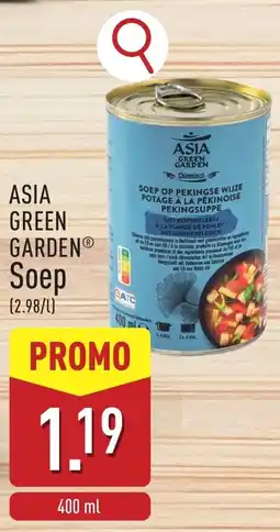 ALDI Asia green garden soep aanbieding