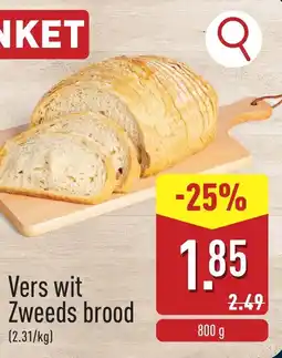 ALDI Vers wit Zweeds brood aanbieding