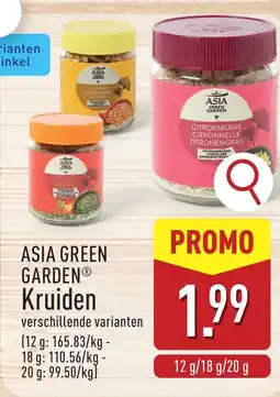 ALDI Asia green garden kruiden aanbieding