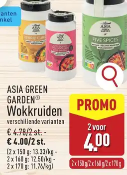 ALDI Asia green garden wokkruiden aanbieding