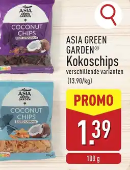 ALDI Asia green garden kokoschips aanbieding