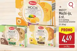 ALDI Mucci Mochi-ijs aanbieding