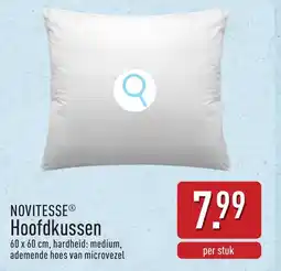 ALDI Novitesse hoofdkussen aanbieding