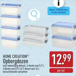 ALDI Home creation opbergdozen aanbieding