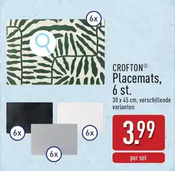 ALDI Crofton Placemats aanbieding