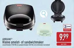 ALDI Ambiano Kleine omelet of sandwichmaker aanbieding