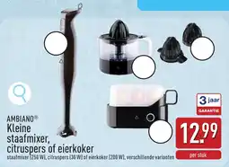 ALDI Ambiano Kleine Staafmixer, Citruspers of Eierkoker aanbieding
