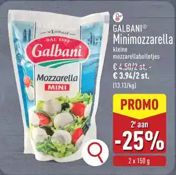 ALDI Galbani Minimozzarella aanbieding