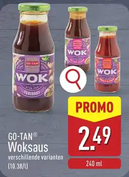 ALDI Go-Tan Woksaus aanbieding