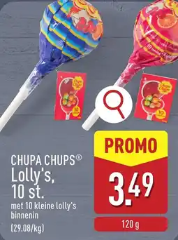 ALDI Chupa Chups Lolly's aanbieding