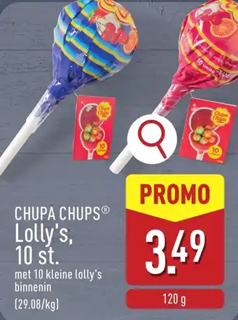 ALDI Chupa Chups Lolly's aanbieding