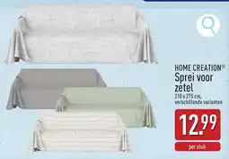ALDI Home creation Sprei voor Zetel aanbieding