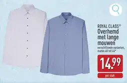 ALDI Royal Class Overhemd met lange Mouwen aanbieding