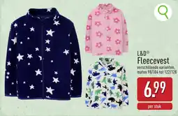 ALDI L&D Fleecevest aanbieding