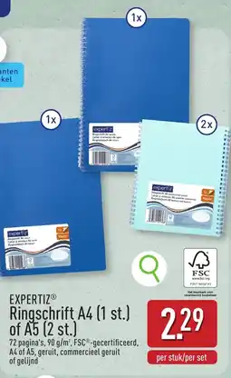 ALDI Expertiz Ringschrift A4 of A5 aanbieding