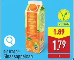ALDI Rio d'Oro Sinaasappelsap aanbieding