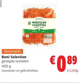 Colruyt Boni Selection geraspte wortelen aanbieding