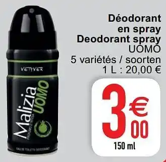 Cora Déodorant en spray deodorant spray uomo aanbieding