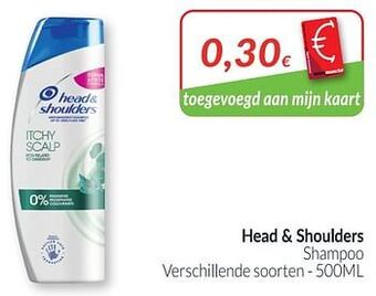 Intermarché Head + shoulders shampoo aanbieding