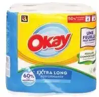 Colruyt Okay Extra Long Performance 2 lagen 4 rollen aanbieding