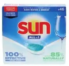 Colruyt Sun All-in-1 vaatwastabletten aanbieding