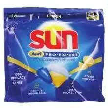 Colruyt Sun 4-in-1 Pro-Expert Lemon vaatwastabletten aanbieding