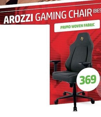 Arozzi gaming chair primo woven fabric