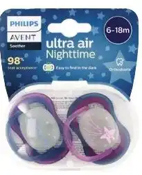 Colruyt Avent Fopspeen Ultra Air Nighttime aanbieding