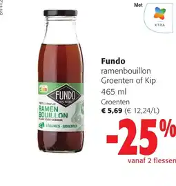 Colruyt Fundo ramenbouillon Groenten of Kip aanbieding
