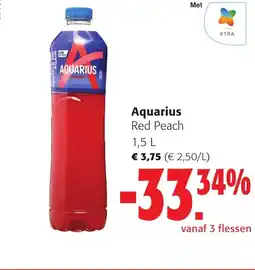 Colruyt Aquarius Red Peach aanbieding