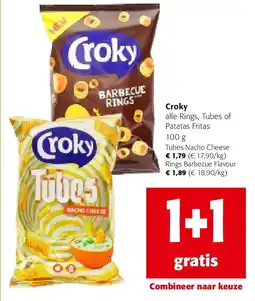 Colruyt Croky Tubes Nacho Cheese aanbieding