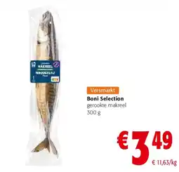 Colruyt Boni Selection gerookte makreel 300 g aanbieding