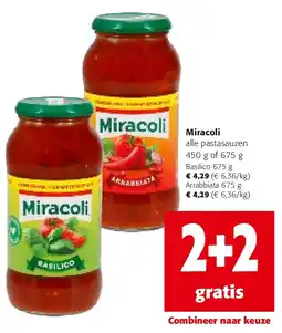 Colruyt Miracoli Basilico 675 g aanbieding