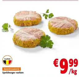 Colruyt Spekburger varken aanbieding
