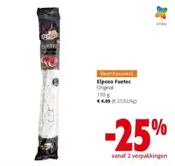 Colruyt Elpozo Fuetec Original 170 g aanbieding
