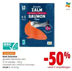 Colruyt Boni Selection gerookte Atlantische zalm aanbieding