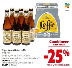 Colruyt Tripel Karmeliet sterk blond bier 8,4 % vol 6 x 33 cl aanbieding