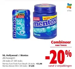 Colruyt Mentos Pure Fresh Pure Breath 28 stuks aanbieding