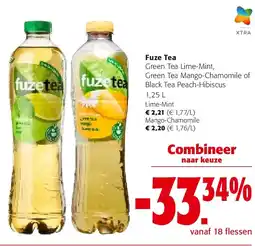 Colruyt Fuze Tea Lime-Mint aanbieding