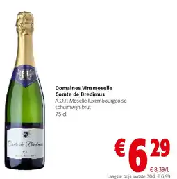 Colruyt Domaines Vinsmoselle Comte de Bredimus aanbieding