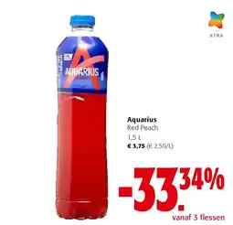 Colruyt Aquarius Red Peach 1,5 L aanbieding